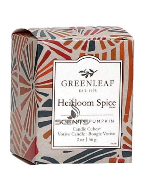 Аромасвеча кубик Greenleaf Фамильные Специи Heirloom Spice